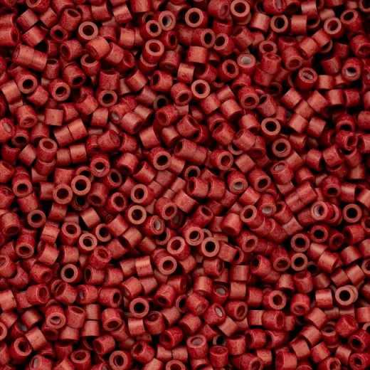 Dark Red Maroon Metallic Matte Cylin Beads, 25gm bulk bag Dark Red Maroon Metallic Matte Cylin Beads, 25gm bulk bag