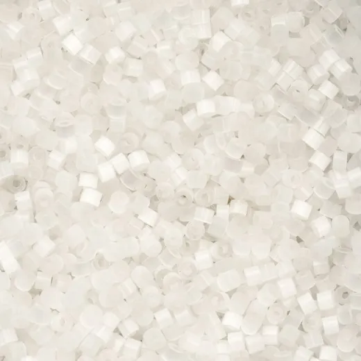 Crystal Silk Satin Cylin Beads, 25gm bulk bag Crystal Silk Satin Cylin Beads, 25gm bulk bag