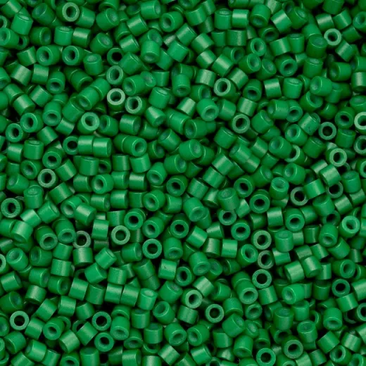 Opaque Jade Green Cylin Beads, 5g appx. Opaque Jade Green Cylin Beads, 5g appx.