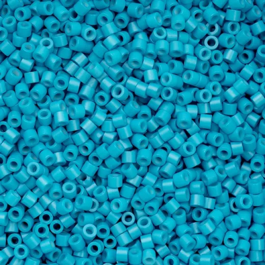 Dark Turquoise Blue Cylin Beads, 25gm bulk bag Dark Turquoise Blue Cylin Beads, 25gm bulk bag