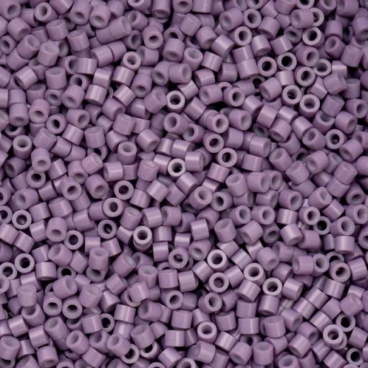 Opaque Lavender Cylin Beads, 25gm bulk bag Opaque Lavender Cylin Beads, 25gm bulk bag