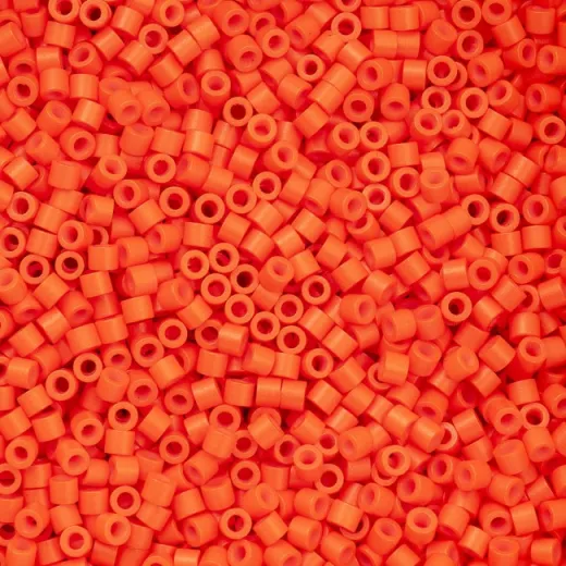 Opaque Orange Cylin Beads, 5g appx. Opaque Orange Cylin Beads, 5g appx.