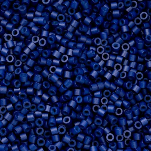 Opaque Cobalt Blue Cylin Beads, 5g appx. Opaque Cobalt Blue Cylin Beads, 5g appx.