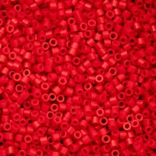 Red Fire Cracker Red Cylin Beads, 25gm bulk bag
