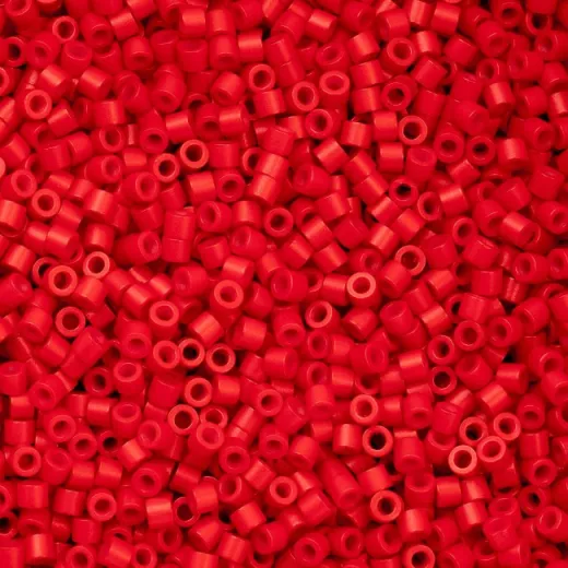Red Fire Cracker Red Cylin Beads, 5g appx. Red Fire Cracker Red Cylin Beads, 5g appx.