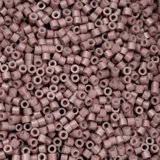 Opaque Mauve Cylin Beads, 25gm bulk bag