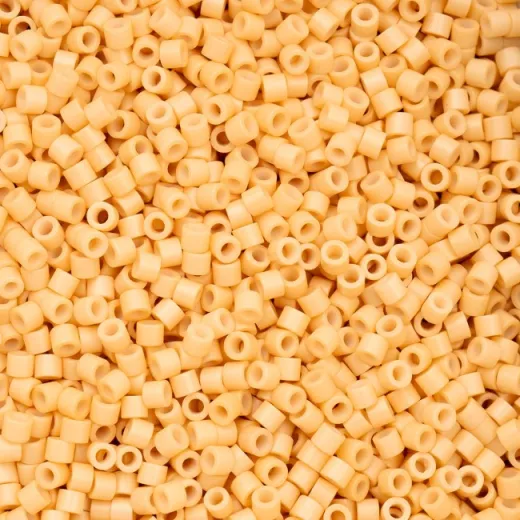Opaque Toasted Almond Cylin Beads, 5g appx. Opaque Toasted Almond Cylin Beads, 5g appx.