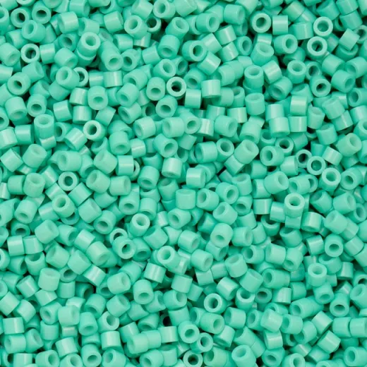 Opaque Vibrant Turquoise Cylin Beads, 5g appx.