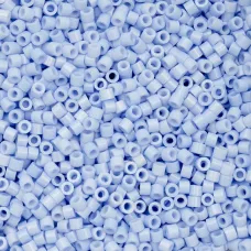 Opaque Bluebell Mist Cylin Beads, 25gm bulk bag