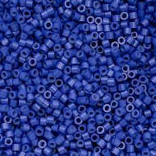 Opaque Royal Blue Cylin Beads, 25gm bulk bag