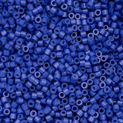 Opaque Royal Blue Cylin Beads, 25gm bulk bag Opaque Royal Blue Cylin Beads, 25gm bulk bag