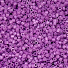 Opaque Violet Cylin Beads, 25gm bulk bag