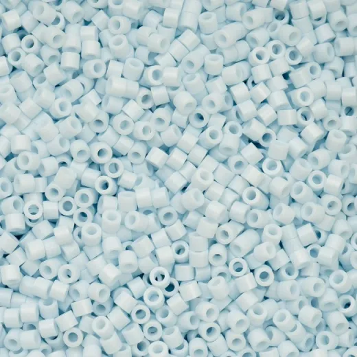 Opaque Light Blue Sky Cylin Beads, 5g appx. Opaque Light Blue Sky Cylin Beads, 5g appx.