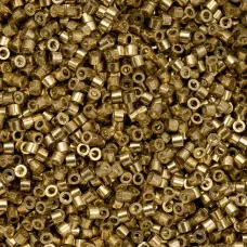Old Gold Cylin Beads, 25gm bulk bag