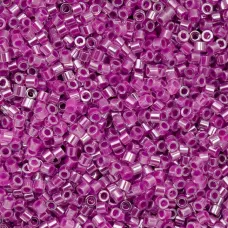 Grape Neon Color Cylin Beads, 25gm bulk bag