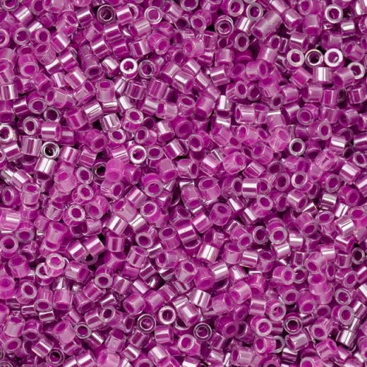 Grape Neon Color Cylin Beads, 5g appx.