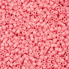 Opaque Pink Ceylon Cylin Beads, 25gm bulk bag