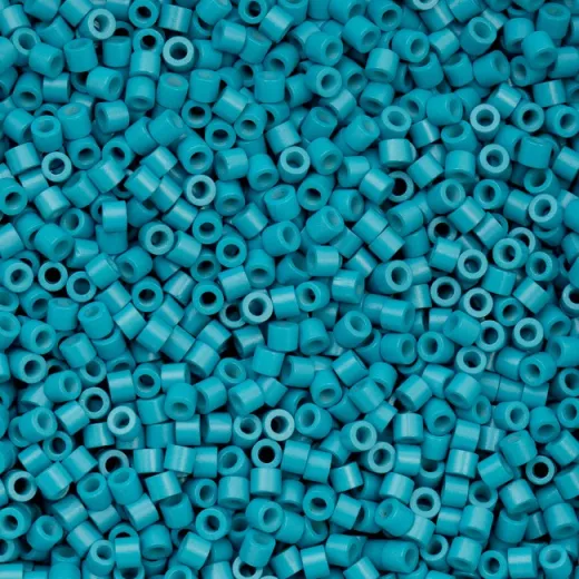 Opaque Blue Lagoon Cylin Beads, 5g appx. Opaque Blue Lagoon Cylin Beads, 5g appx.