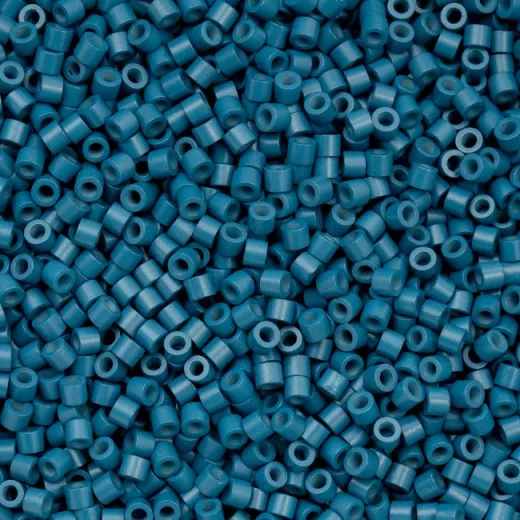 Opaque Denim Blue Cylin Beads, 5g appx. Opaque Denim Blue Cylin Beads, 5g appx.