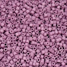 Opaque Lilac Cylin Beads, 25gm bulk bag