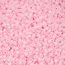 Matte Macaron - Pink Cylin Beads, 25gm bulk bag