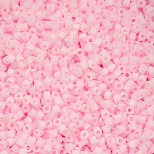 Matte Macaron - Pink Cylin Beads, 5g appx. Matte Macaron - Pink Cylin Beads, 5g appx.