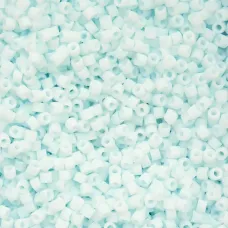 Matte Macaron - Arctic Mist Cylin Beads, 25gm bulk bag