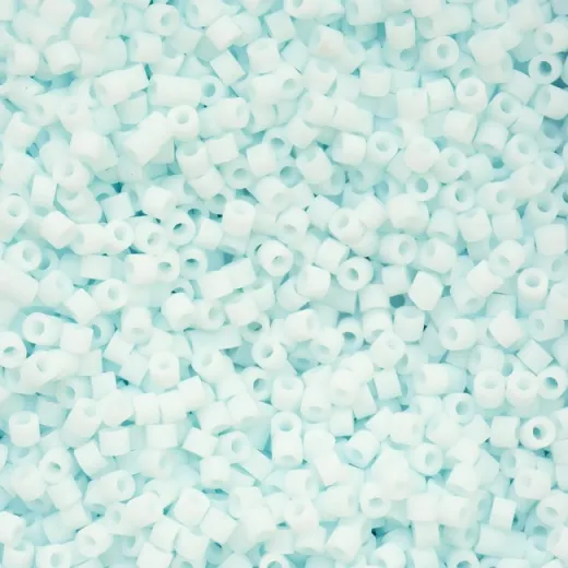 Matte Macaron - Arctic Mist Cylin Beads, 5g appx. Matte Macaron - Arctic Mist Cylin Beads, 5g appx.