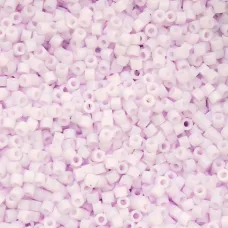 Matte Macaron - Pastel Lilac Cylin Beads, 25gm bulk bag