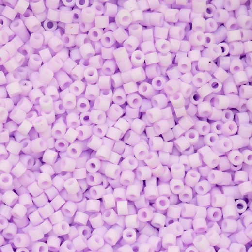 Matte Macaron - Lavender Cylin Beads, 5g appx. Matte Macaron - Lavender Cylin Beads, 5g appx.
