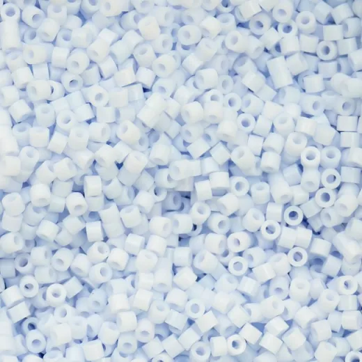 Matte Macaron - Blue Cloud Cylin Beads, 5g appx. Matte Macaron - Blue Cloud Cylin Beads, 5g appx.
