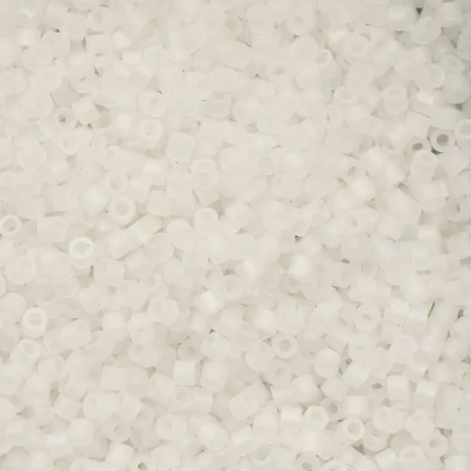 Matte Macaron AB - White Cylin Beads, 5g appx. Matte Macaron AB - White Cylin Beads, 5g appx.