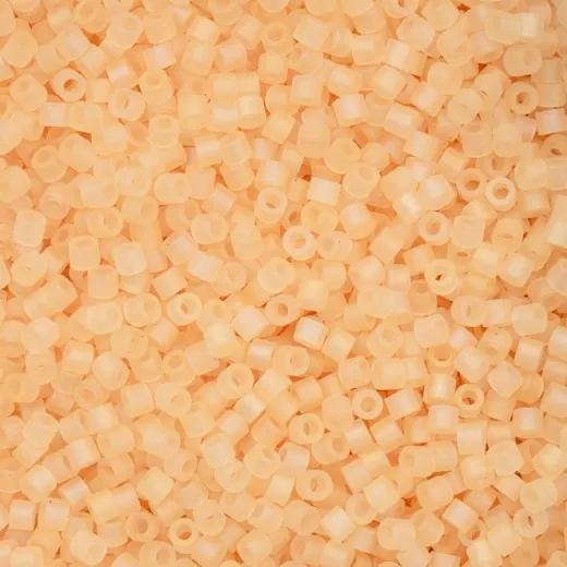 Matte Macaron AB - Light Orange Cylin Beads, 5g appx. Matte Macaron AB - Light Orange Cylin Beads, 5g appx.