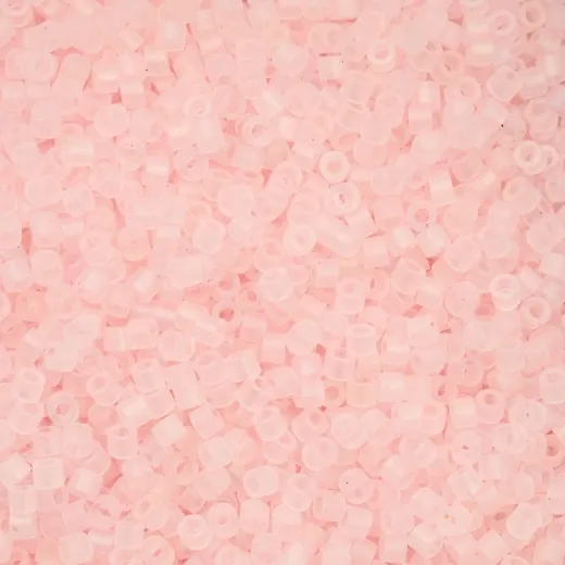 Matte Macaron AB - Light Pink Cylin Beads, 5g appx. Matte Macaron AB - Light Pink Cylin Beads, 5g appx.