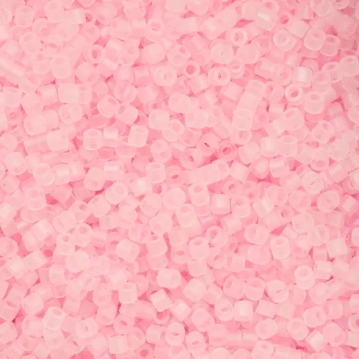 Matte Macaron AB - Pink Cylin Beads, 5g appx. Matte Macaron AB - Pink Cylin Beads, 5g appx.