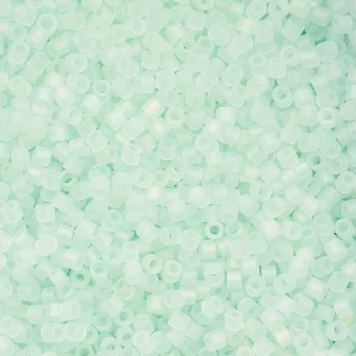 Matte Macaron AB - Crystal Sky Cylin Beads, 5g appx. Matte Macaron AB - Crystal Sky Cylin Beads, 5g appx.