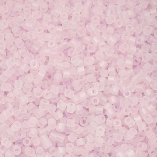 Matte Macaron AB - Pale Lavender Cylin Beads, 5g appx. Matte Macaron AB - Pale Lavender Cylin Beads, 5g appx.