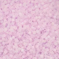Matte Macaron AB - Lilac Frost Cylin Beads, 25gm bulk bag