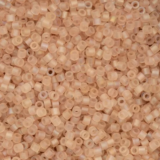 Matte Macaron AB - Caramel Cylin Beads, 5g appx. Matte Macaron AB - Caramel Cylin Beads, 5g appx.