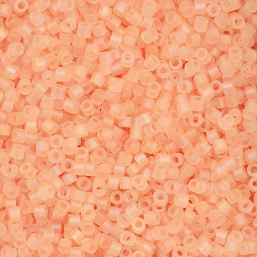 Matte Macaron AB - Light Tangerine Cylin Beads, 5g appx. Matte Macaron AB - Light Tangerine Cylin Beads, 5g appx.