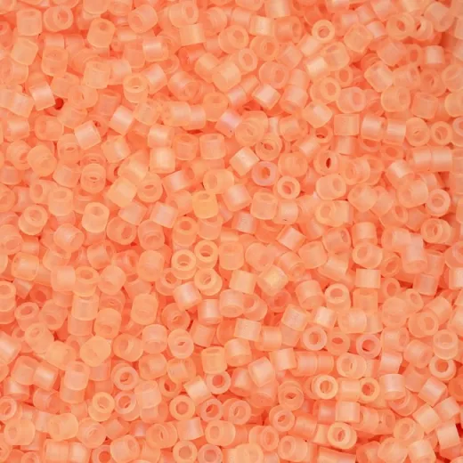 Matte Macaron AB - Tangerine Cylin Beads, 5g appx. Matte Macaron AB - Tangerine Cylin Beads, 5g appx.