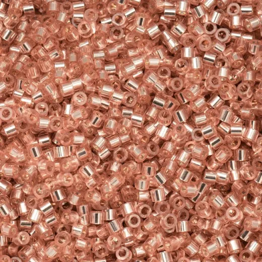 Burnished Copper Lined Cylin Beads, 5g appx. Burnished Copper Lined Cylin Beads, 5g appx.