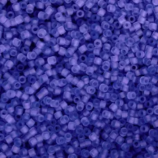 Purple Matte Cylin Beads, 25gm bulk bag