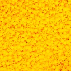 Opaque Butterlight Matte Cylin Beads, 25gm bulk bag