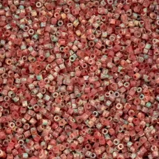 Verdara Rose Sandstone Cylin Beads, 25gm bulk bag