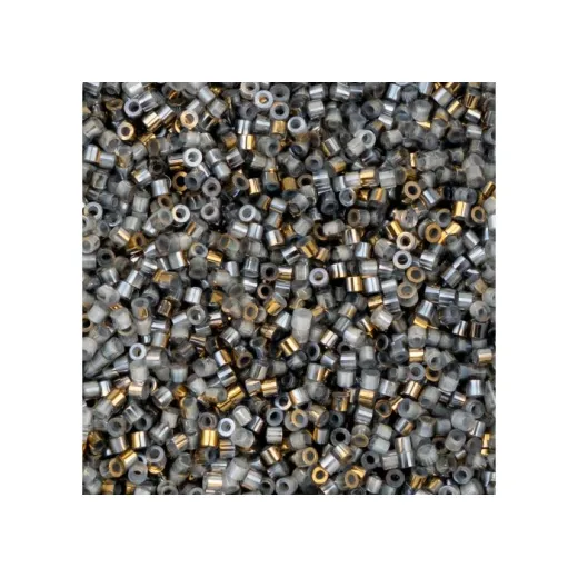 Gilded Halo Antique Silver Cylin Beads, 5g appx. Gilded Halo Antique Silver Cylin Beads, 5g appx.