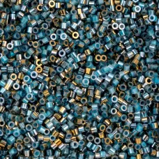 Gilded Halo Celestial Cylin Beads, 25gm bulk bag