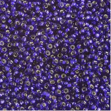 Silver Lined Royal Blue Size 10/0, 22g