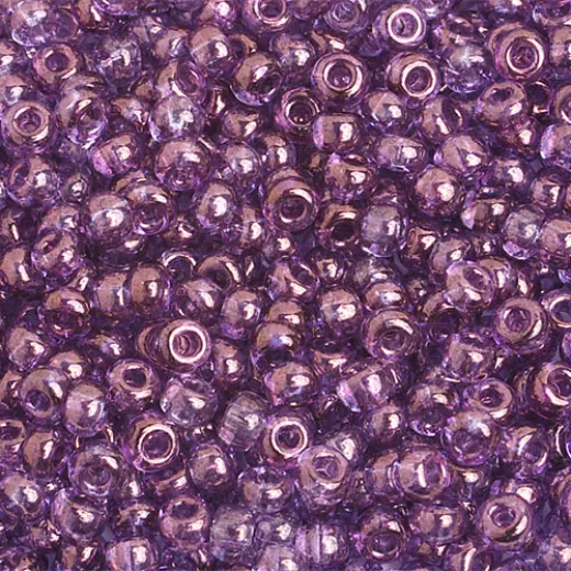 Transparent Blue / Bronze Coated, Size 6/0, 22g Transparent Blue / Bronze Coated, Size 6/0, 22g