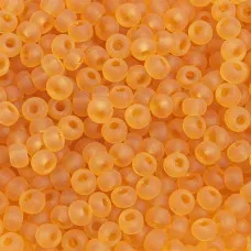 Transparent Medium Topaz Matte, Size 6/0, 22g